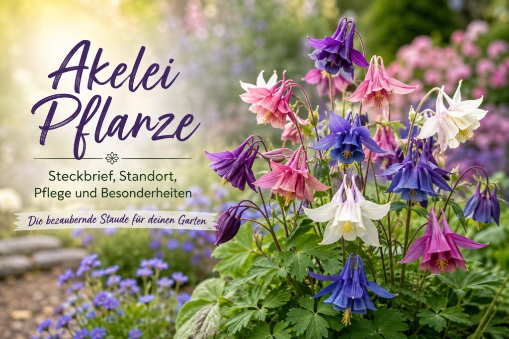 Akelei Pflanze Steckbrief Standort Pflege und Besonderheiten