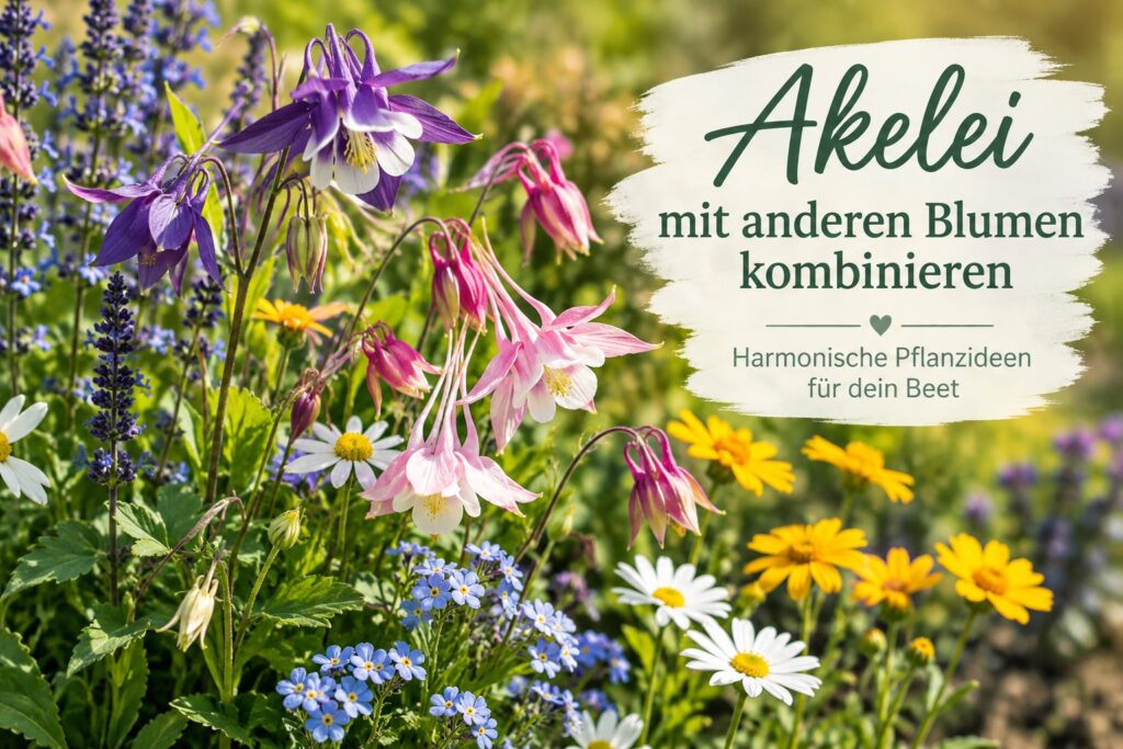 Akelei mit anderen Blumen kombinieren