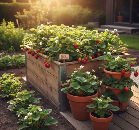 Erdebeeren anbauen im Garten