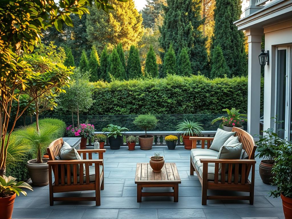 Gartengestaltung mit Terrasse