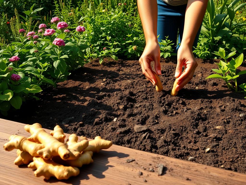 Ingwer im Garten anbauen