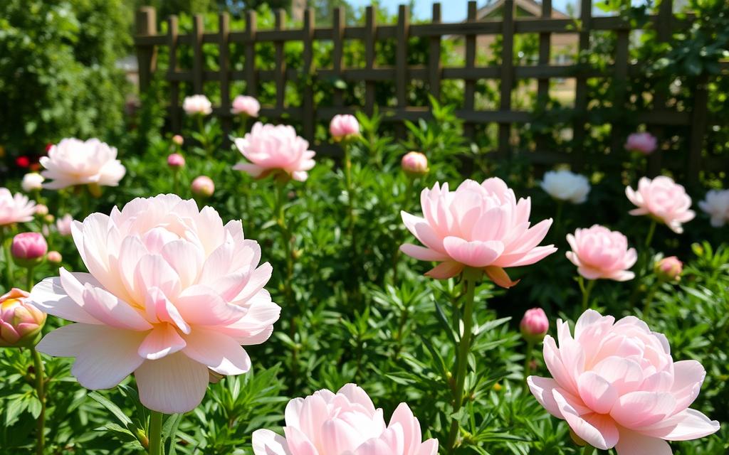 Pfingstrosen im Garten