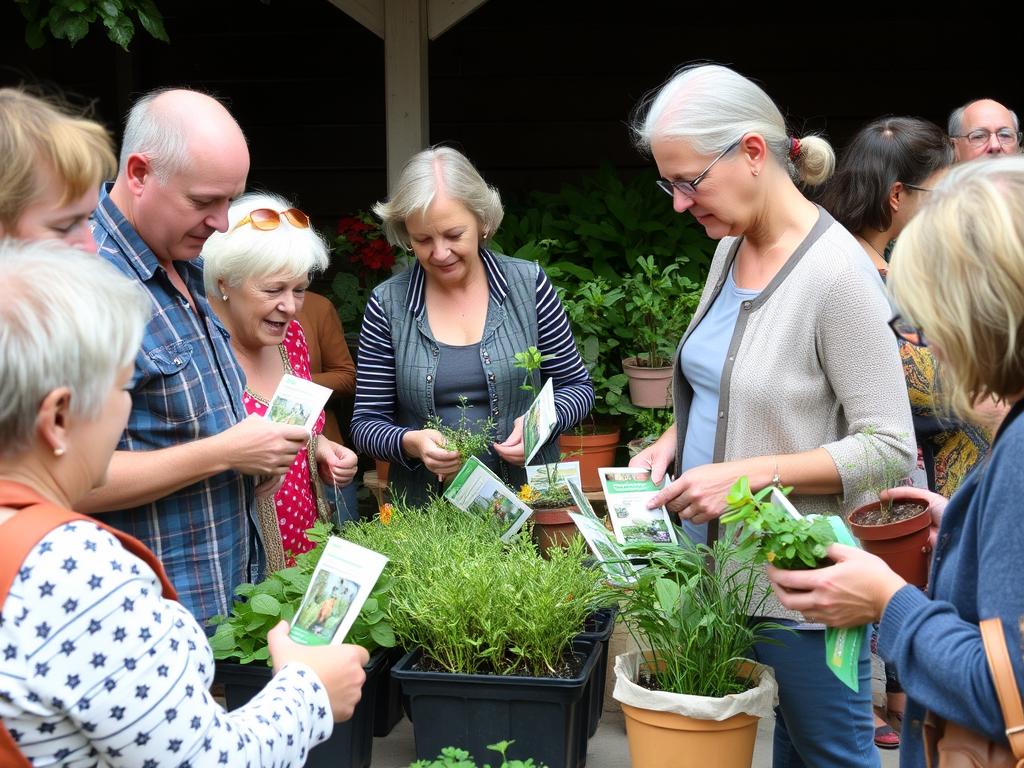 Pflanzentauschbörsen werden oft über Gartenforen organisiert