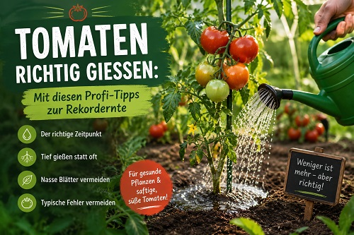 Tomaten richtig gießen